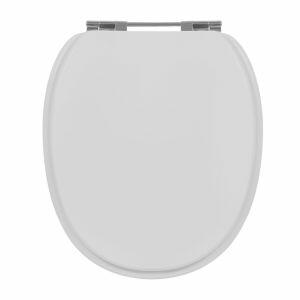 Assento Sanitário MDF Laqueado Village Branco Hidrofama