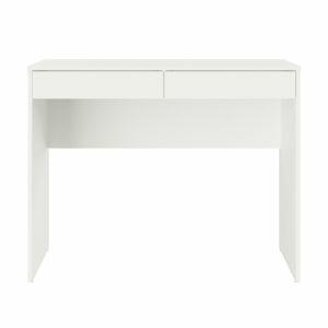 Mesa com 2 gavetas Branco Multivisão