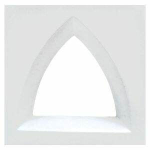 Cobogó Cimentício Arck Parede Cemento Cobogó Bianco 30x30x7 Cimentíssimo