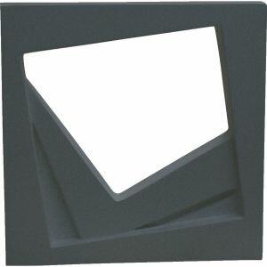 Cobogó Cimentício Alcubo Parede Cemento Graphite 40x40x8 Cimentíssimo
