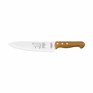 Faca Inox com Cabo de Madeira Natural 8" Tramontina