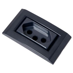 Conjunto Liz 1 Seção 250 Volts Grafite Tramontina