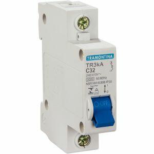 Disjuntor Tdj3 32 Amperes Unipolar Branco Tramontina