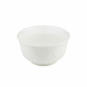 Bowl New Bone Flowers Porcelana 380ml Branco Coliseu