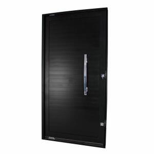 Porta Lambri Nobre com puxador 90x215 Preto CRV Porta Lambri Nobre com puxador 90x215 Preto CRV