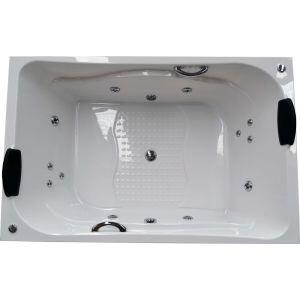 Banheira Acrílica Ancona Luxo 1,70x1,10 Branca Stamplas