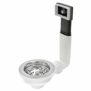 Válvula para Pias e Cubas com Escape 4 1/2 Aço Inox Tramontina Válvula para Pias e Cubas com Escape 4 1/2 Aço Inox Tramontina