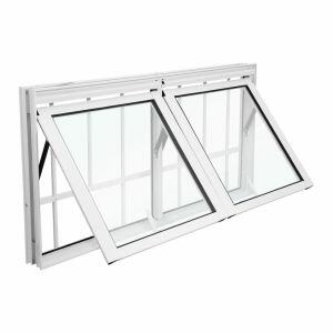 Janela Nobre Maxim-ar 2 Folhas Com Grade 1,00x0,50 Branca Crv