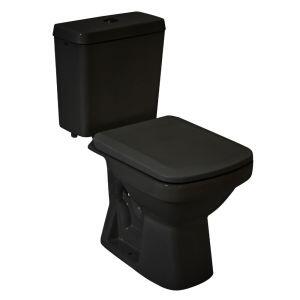 Kit Vaso Sanitário com Caixa Acoplada Acionamento Duplo 3/6L Lirio Preto Fiori