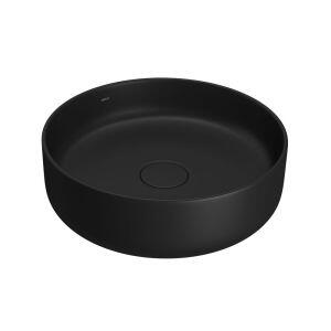 Cuba para Banheiro de Apoio Redonda Circolo Slim 40cm Ébano Fosco L.12040.94 Deca