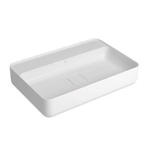 Cuba para Banheiro de Apoio Retangular com Mesa Slim 60x40 Branco Gelo L.13060.M.17 Deca