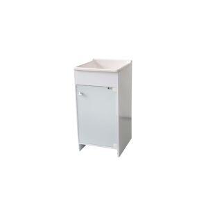 Tanque Vidro com Cuba 45cm Branco Venturi