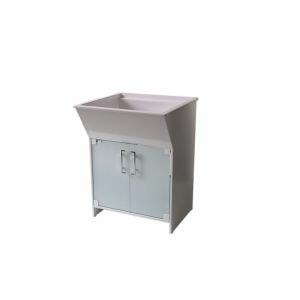 Tanque Vidro com Cuba 60cm Branco Venturi