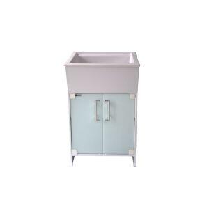 Tanque Vidro com Cuba 40cm Branco Venturi