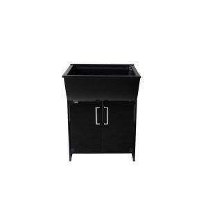 Tanque Vidro com Cuba 53cm Preto Venturi