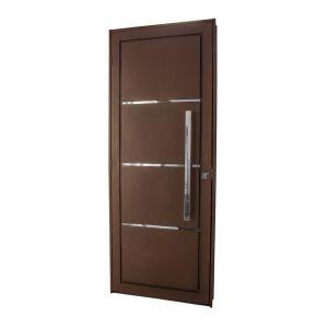 Porta Pivotante Social Direito R120 Corten 215x84 CRV Porta Pivotante Social Direito R120 Corten 215x84 CRV