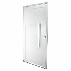 Porta Pivotante Lambri R47 Direito com Puxador Reto 215X100 Branco CRV Porta Pivotante Lambri R47 Direito com Puxador Reto 215X100 Branco CRV