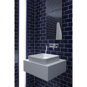 Cuba para Banheiro de Apoio Quadrada Vox Branca 41x41 Kohler