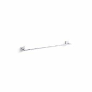 Toalheiro com Barra Square Cromado 61cm Kohler Toalheiro com Barra Square Cromado 61cm Kohler