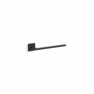 Toalheiro com Barra Square Preto Kohler Toalheiro com Barra Square Preto Kohler