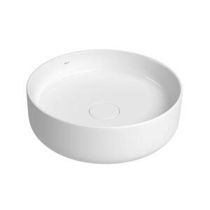 Cuba para Banheiro de Apoio Redonda Circolo Slim 40cm Branco Gelo L.12040.17 Deca