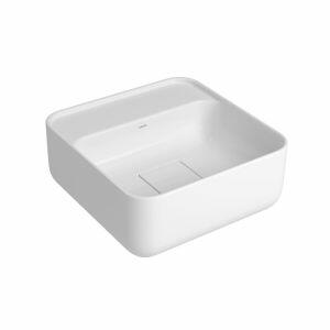 Cuba para Banheiro de Apoio Quadrada com Mesa Quadratta Slim 30x30 Branco Gelo L.11030.M.17 Deca