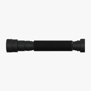 Sifão Tubo Extensivo Universal Com Canopla 0,7 Preto Blukit
