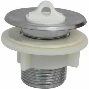 Válvula para Pia 7/8" Cromado/Branco Hidrofama