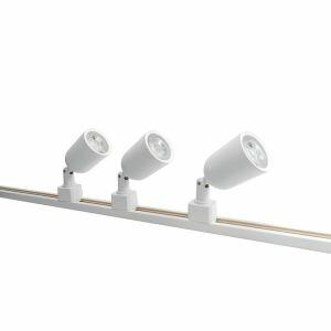 Kit Trilho com 3 Lâmpadas 7W Brand 6000K Bivolt Luz Branca Vitralux