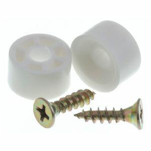 Suporte Zamac para Prato 10x15mm Branco Bemfixa