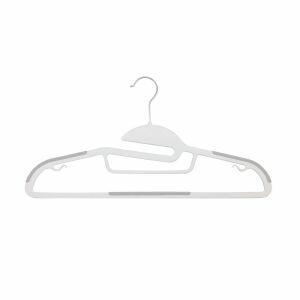 Cabide Sintético 5 Peças Hanger Branco Casa&Ideia