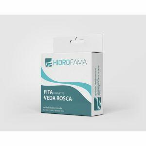 Veda Rosca Branco 18mmx10m Hidrofama Veda Rosca Branco 18mmx10m Hidrofama