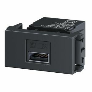 Módulo USB Keystone Esatta Grafite Escuro Weg Módulo USB Keystone Esatta Grafite Escuro Weg