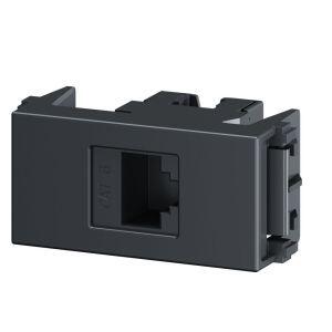 Módulo para Tomada RJ45 CAT 6 Esatta Grafite Escuro Weg