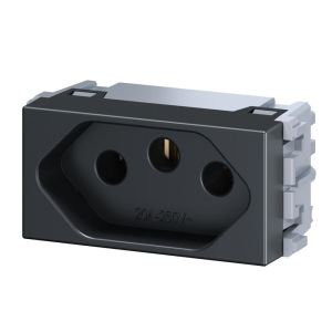 Módulo Tomada 2P+T 20A Esatta Grafite Escuro Weg