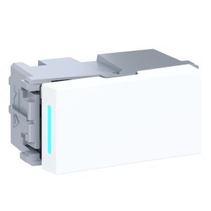 Módulo Interruptor 1s 10A com Led  Esatta Branco Weg