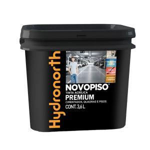 Tinta Novopiso 3,6L Premium Cinza Chumbo Fosco Hydronorth