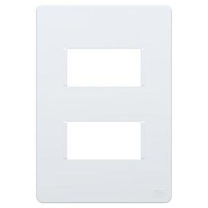 Placa 4x2 para dois Postos Esatta Branco Weg