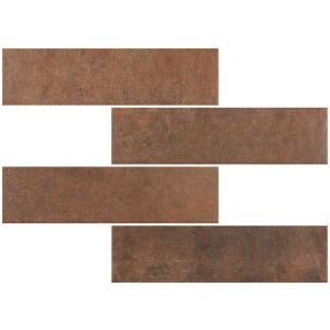 Piso Cerâmico Masai Terracota Mesh Bold Mate 7x26 Eliane