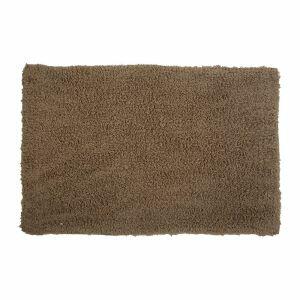Tapete para Banheiro Gentle Algodão 40x60 Marrom Casa&Ideia