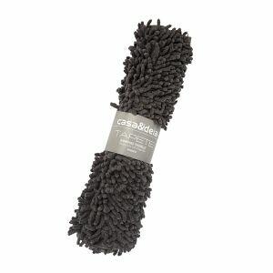 Tapete para Banheiro Chenille 40x60cm Cinza Casa&Ideia