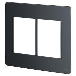 Placa 4x4 6 Seções Esatta Grafite Escuro Weg