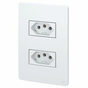 Conjunto 2 Seções 2P+T 20A Esatta Branco Weg