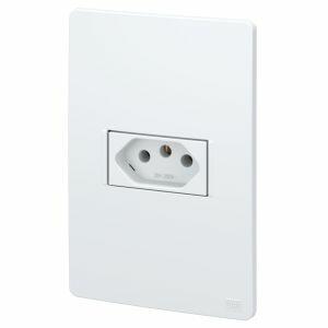 Conjunto 1 Seção Tomada 2P+T 20A Esatta 220V Branco Weg