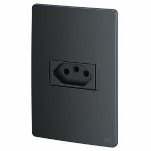 Conjunto 1 Seção 10A 1S Paraleto Esatta Grafite Escuro 250V Weg