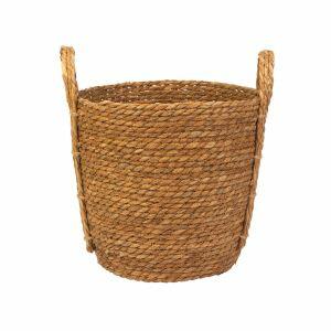 Cesta Decorativa Paille com Alça Natural 31X31X30cm Diagonal