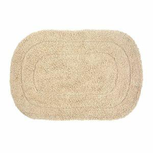 Tapete para Banheiro Bath Circle 40x60cm Bege Casa&Ideia