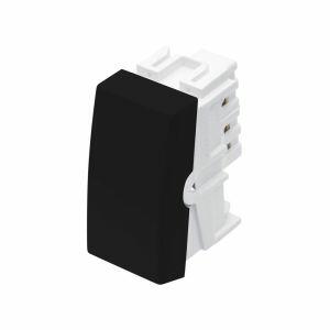 Módulo Interruptor 1S 16A Habitat Black Fame