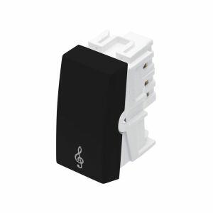 Módulo Pulsador Campainha 16A Habitat Black Fame