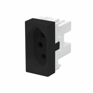 Módulo Tomada Habitat Black 2P+T 20A Fame